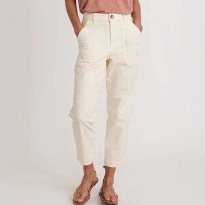 NWT Marine Layer Maya Slim/Straight Utility Pant in Painter White, size 8